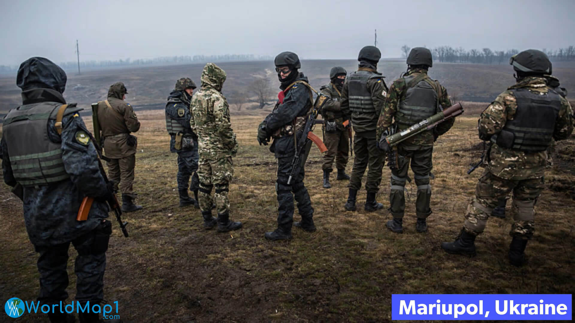 Konflikt von Mariupol in der Ukraine
